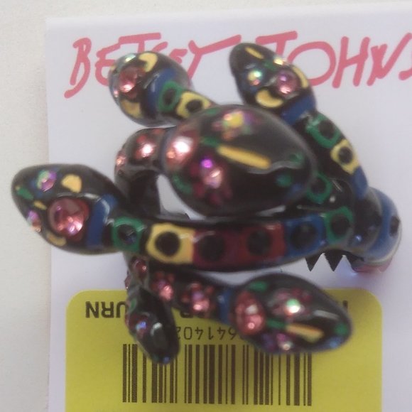 Betsey Johnson New Colorful Snakes Ring - Picture 1 of 3